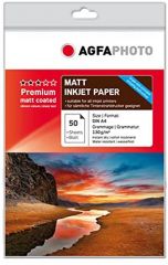 AgfaPhoto AP13050A4M - Papel (A4 (210×297 mm), Rojo, Color blanco, Inkjet printing, Mate)