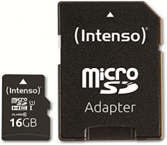 Intenso 3424470 memoria flash 16 GB MicroSD UHS-I Clase 10