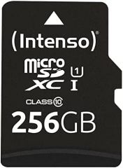 Intenso microSD 256GB UHS-I Perf CL10| Performance Clase 10