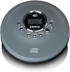 Lenco CD-400GY reproductor de CD Reproductor de CD portátil Antracita