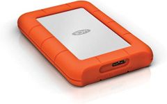 LaCie Rugged Mini disco duro externo 2 TB Naranja, Plata