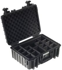 B&W 5000/B/RPD caja para equipo Maletín/funda clásica Negro