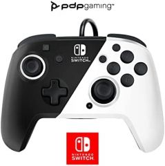 PDP OLED Rematch Negro, Blanco USB Gamepad Analógico/Digital Nintendo Switch, Nintendo Switch OLED