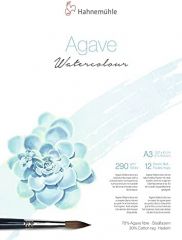 Agave Fibre 290 g/m² Watercolour Block - A3, 12 hojas
