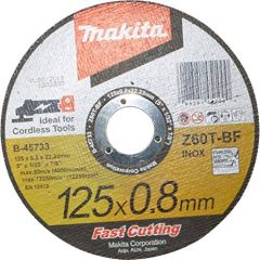 Makita Disco de corte, metal, 125 x 0,8 mm, B de 45733