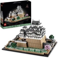 LEGO 21060 Architecture Castillo de Himeji, Set de Construcción de Maquetas para Adultos, Regalo para Aficionados a la Jardinería Creativa y a la Cultura Japonesa, Incluye Cerezos en Flor Construibles