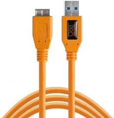 Tether Tools CU5454 cable USB 4,6 m USB 3.2 Gen 1 (3.1 Gen 1) USB A Micro-USB B Naranja