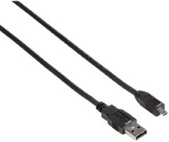 Hama USB 2.0 Cable, 1.8m cable USB 1,8 m USB A Negro