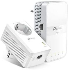 Homeplug wifi tp-link tl-wpa7617 kit ac1200 av1000 con 1pto giga con passthrough kit compuesto de 1*tl-pa7017 & 1*tl-wpa7617