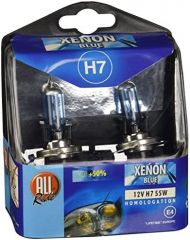 Set 2 bombillas para coche 12v h7 xenon 55w