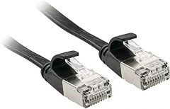 Lindy 47482 cable de red Negro 2 m Cat6a U/FTP (STP)