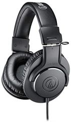 Audio-Technica ATH-M20X auricular y casco Auriculares Alámbrico Diadema Música Negro