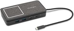 Kensington Replicador móvil USB-C SD1700P con dos salidas 4K y carga Qi: alimentación pass-through de 100 W