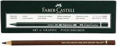 Faber castell lápiz de color polychromos 176 marrón van-dyck