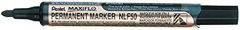 Pentel NLF50-AO marcador permanente Negro 12 pieza(s)