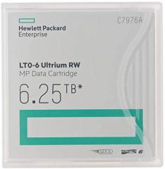HPE Cartucho de datos LTO-6 Ultrium de 6.25 TB RW