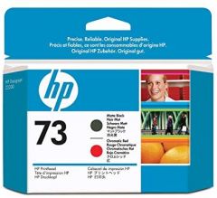 HP Cabezal de impresión DesignJet 73 negro mate/rojo cromático