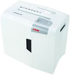 HSM X8 triturador de papel Corte en partículas 58 dB 22 cm Plata, Blanco