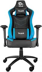 TALIUS silla Vulture gaming negra/azul butterfly, base nylon, ruedas nylon