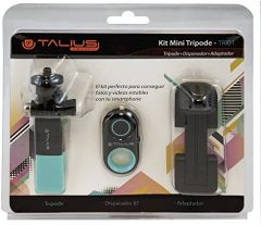 TALIUS kit tripode selfie bluetooth TAL-TRI01 blue
