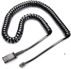 POLY 38232-01 cable telefónico 4 m Negro