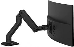 Ergotron HX Series 45-475-224 soporte para monitor 124,5 cm (49") Negro Escritorio