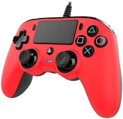 OUTLET NACON PS4OFCPADRED mando y volante Rojo USB Gamepad Analógico/Digital PC, PlayStation 4