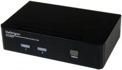StarTech.com Conmutador Switch KVM 2 puertos HDMI con Hub Concentrador USB 2.0 Audio - 1920x1200