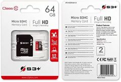 S3+ S3SDC10V30E 64 GB MicroSDXC UHS-I Clase 10
