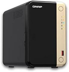 QNAP TS-264 NAS Torre Ethernet Negro, Oro N5095