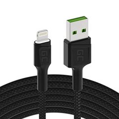 Green Cell KABGC05 cable de conector Lightning 1,2 m Negro