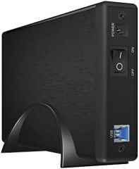 ICY BOX IB-377U3 Caja de disco duro (HDD) Negro 3.5"