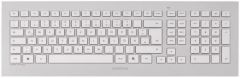CHERRY DW 8000 teclado Ratón incluido RF inalámbrico Plata, Blanco