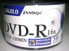 Disc Blu-Ray Recordable Kokolo 4X Slim10u.- 25GB
