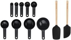 KitchenAid Juego de utensilios para amasadora de 11 piezas - Negro Onyx
