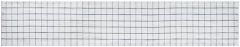 Mikasa Camino de Mesa en Algodon y Lino, Camino de Mesa Blanco con Dibujo de Cuadros, 230 x 33cm, Camino de Mesa Natural para Comedor Rustico, Lavable a Maquina