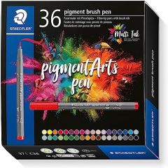 Staedtler Pigment Arts Brush Pen rotulador Multicolor 36 pieza(s)