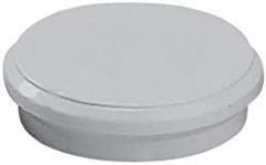 Dahle 95532 pack de 10 imanes para pizarra blanca - diametro de 32mm - color gris