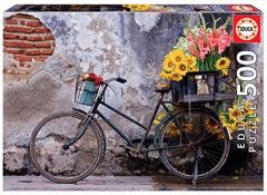Educa Bicycle with flowers Puzzle rompecabezas 500 pieza(s) Paisaje