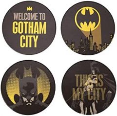 HMB DC Comics - Gotham City - Set de 4 Dessous de verre en céramique