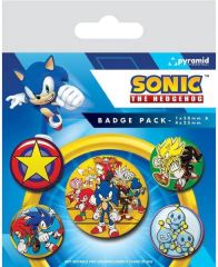 Sonic The Hedgehog (Speed Team) Paquete de insignias