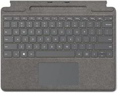 Microsoft Surface Pro Signature Keyboard Platino Microsoft Cover port QWERTY Español