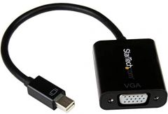 Startech.com cable adaptador conversor de video mini displayport™ a vga - convertidor - mini dp macho - vga macho - 1920x1200 - negro,3 años