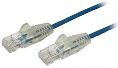 Startech.com cable de 1,5m de red ethernet cat6 delgado sin enganches - cable de red snagless - azul,garantia lifetime