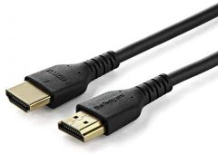 Startech.com cable hdmi de alta velocidad con ethernet premium - 4k 60hz - de 1m - para monitor de ordenador o tv (rhdmm1mp),garantia lifetime