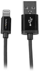 Startech.com cable lightning a usb de 1m - cable de carga rapida y sincronizacion para iphone / ipad / ipod - negro (usblt1mb),2 años
