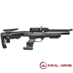 Pistola PCP KRAL Puncher NP-01 Calibre 5.5mm - 20 Julios de potencia 200 bar incluye maletín