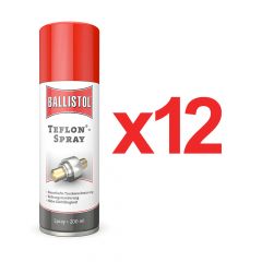 Spray Teflon Ballistol - 200 Ml En Caja De 12 Uds.
