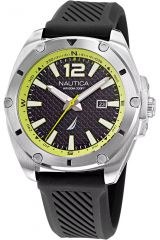 Reloj de pulsera Nautica - NAPTCS222 correa color: Negro Dial Negro Verde Hombre