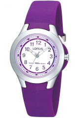 Reloj de pulsera LORUS Sports - R2313FX9 correa color: Violeta Dial Blanco Mujer